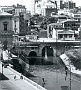 1955-Padova-Porte Contarine panoramica del Naviglio interno dal Ponte di Corso del Popolo